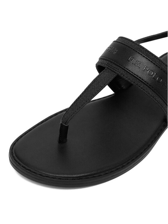 U.S. Polo Assn. Босоніжки U.S. Polo Assn. EO-CASSIE001W/6TY1 Чорний