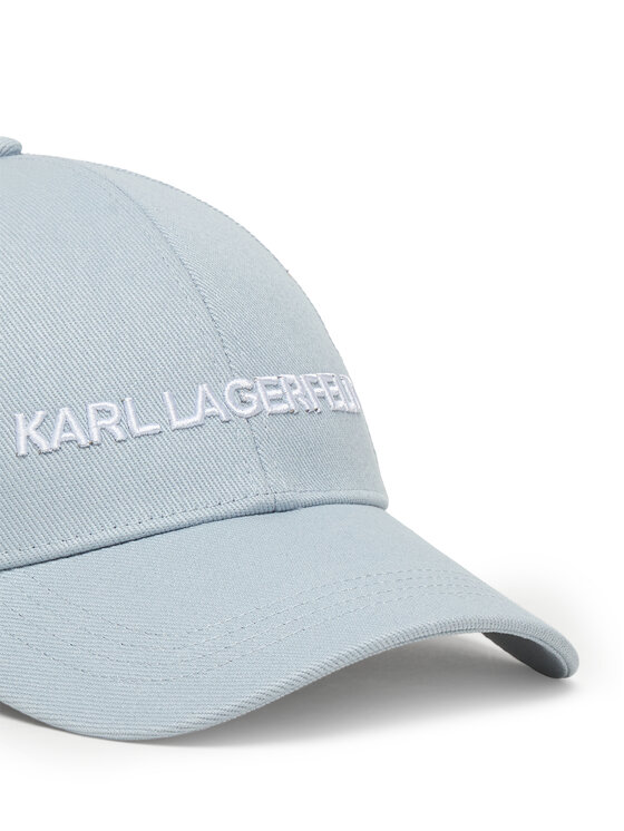 KARL LAGERFELD Kapa s šiltom KARL LAGERFELD A1W33071 Svetlo modra