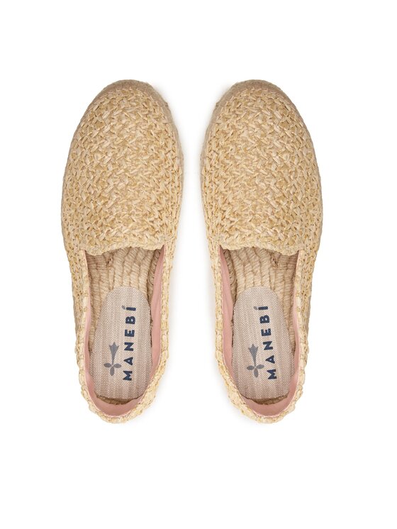 Manebi Еспадрильї Manebi Double Sole Espadrilles V 2.7 D0 Бежевий
