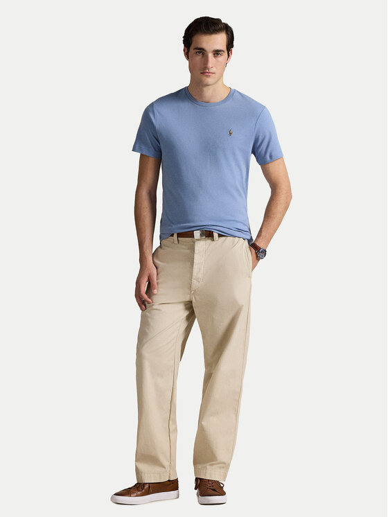 Polo Ralph Lauren Polo Ralph Lauren Футболка 710740727095 Голубий Custom Slim Fit