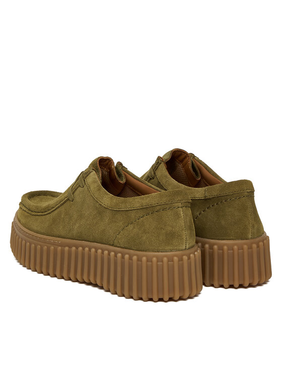 Clarks Туфлі Clarks Torhill Bee 26184586 Хакі
