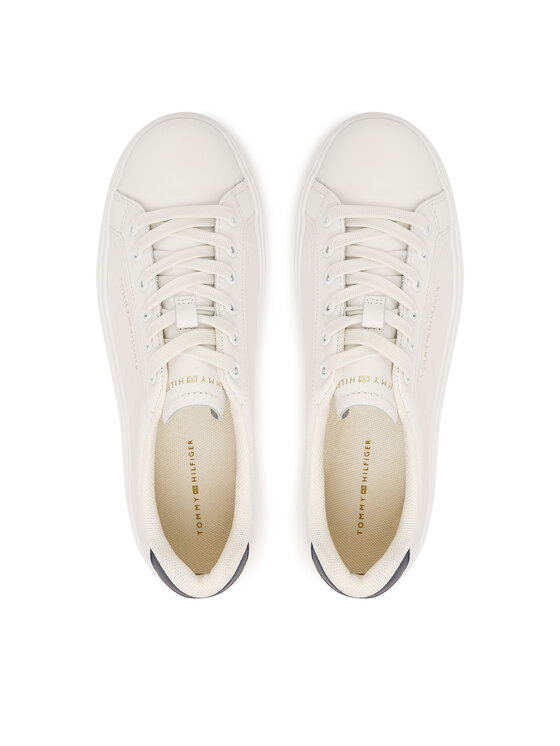 Tommy Hilfiger Sneakers Tommy Hilfiger Chic Cupsole FW0FW09107 Écru