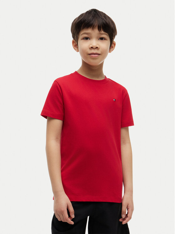 Tommy Hilfiger Tommy Hilfiger Camiseta Team Tommy Graphic KB0KB10591 Rojo Regular Fit