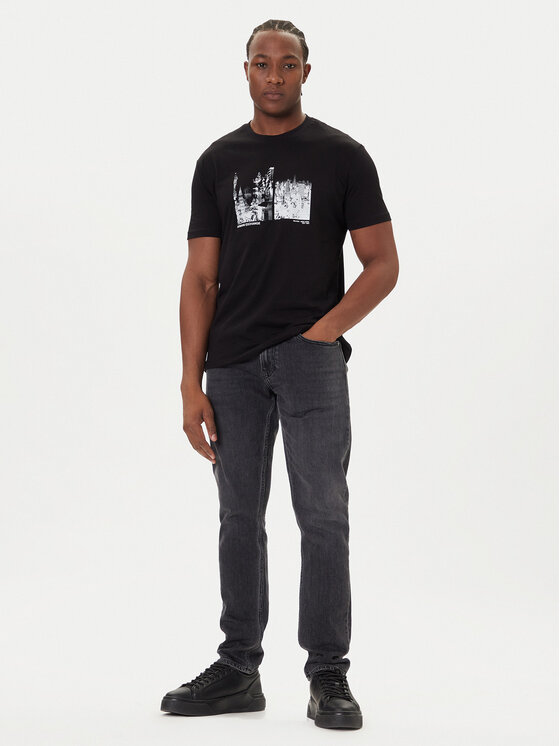 Armani Exchange Armani Exchange Camiseta XM001461 AF10358 MC305 Negro Regular Fit