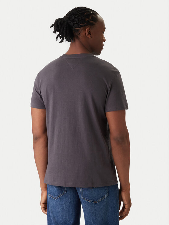 Tommy Jeans Tommy Jeans Camiseta Linear Chest DM0DM21780 Gris Slim Fit