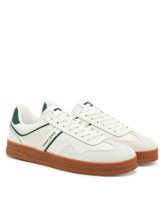 Tommy Jeans Sneakers Tommy Jeans The Greenwich Leather EM0EM01571 Écru