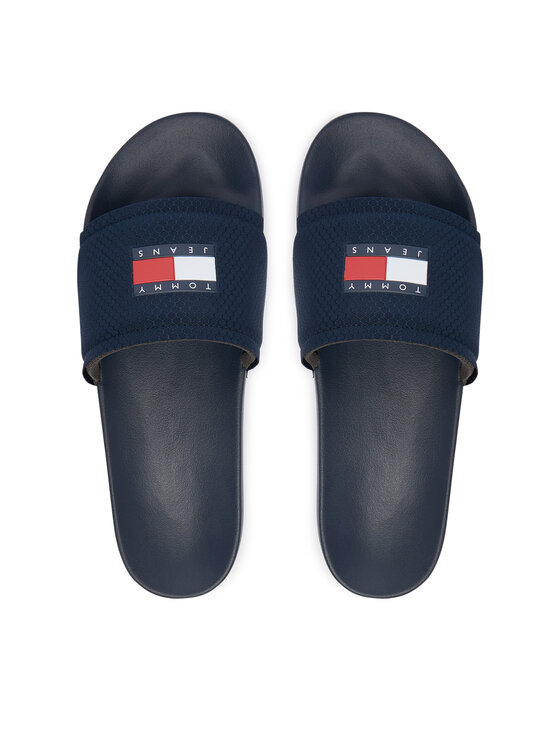 Tommy Jeans Šlepetės Tommy Jeans Tjm Pool Slide EM0EM01673 Tamsiai mėlyna