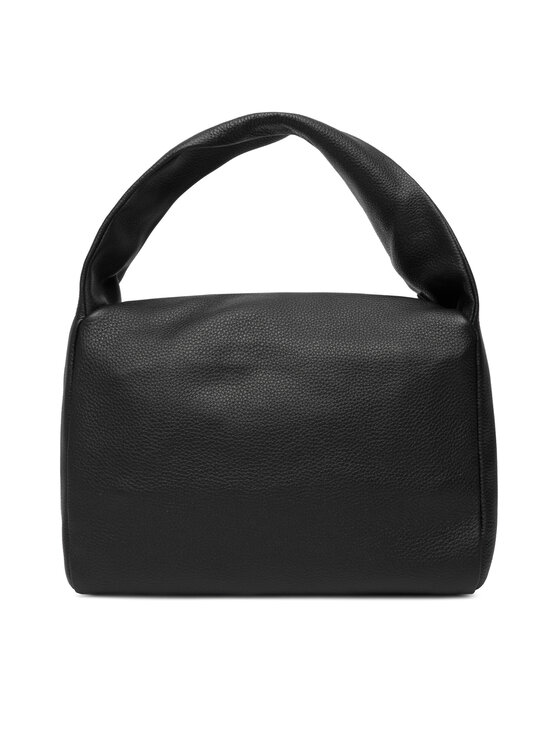 Tommy Hilfiger Дамска чанта Tommy Hilfiger City Leather Shoulder Bag AW0AW18152 Черен