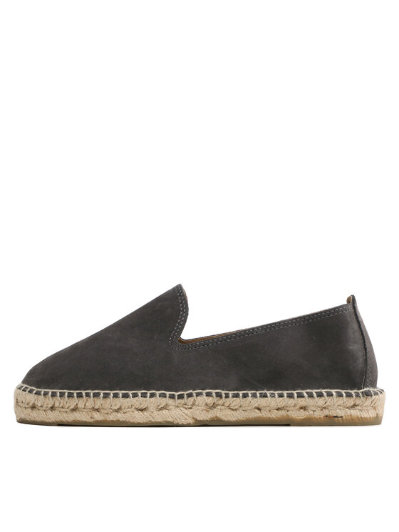 Manebi Еспадрильї Manebi Suede Flat Espadrilles W 1.0 C0 Сірий