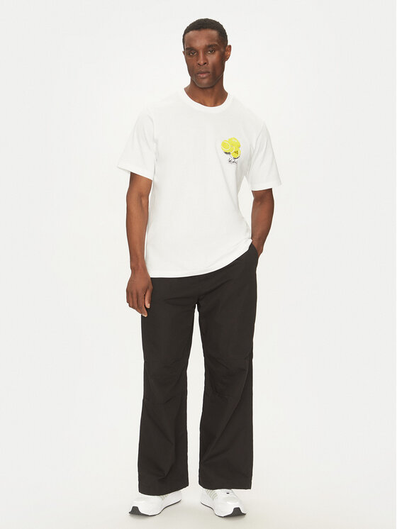 adidas adidas Póló Lounge Still Life Lemons Graphic JJ3959 Fehér Regular Fit