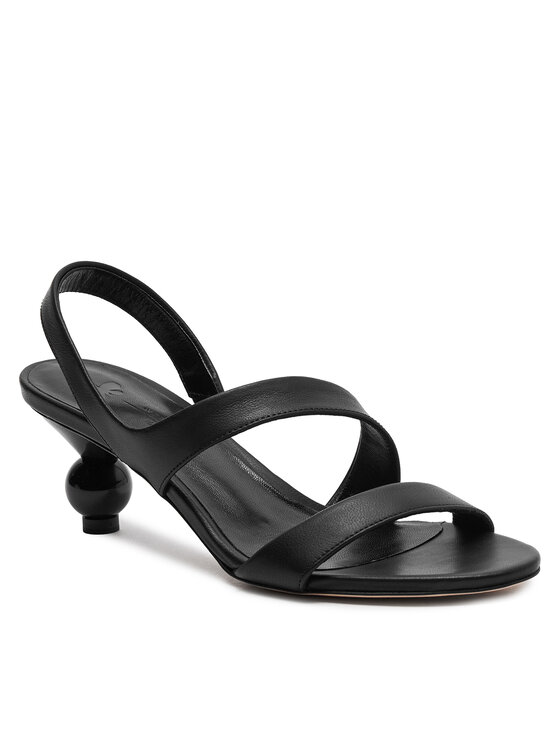 Weekend Max Mara Босоніжки Weekend Max Mara Zigano 2415521015600 Чорний