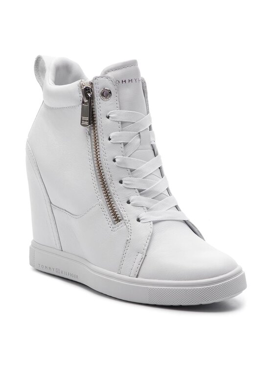 Tommy Hilfiger Αθλητικά Tommy Hilfiger Iridescent Dress Sneaker FW0FW03921 Λευκό