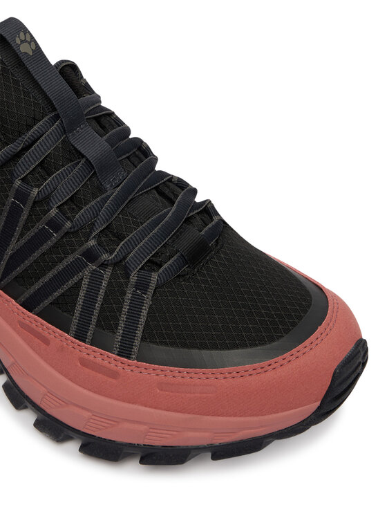 Jack Wolfskin Трекінгові черевики Jack Wolfskin Wild Hike Texapore Low A65581 Чорний