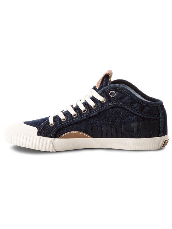 Pepe Jeans Tenisice Pepe Jeans Industry Blue Denim PMS30434 Tamnoplava