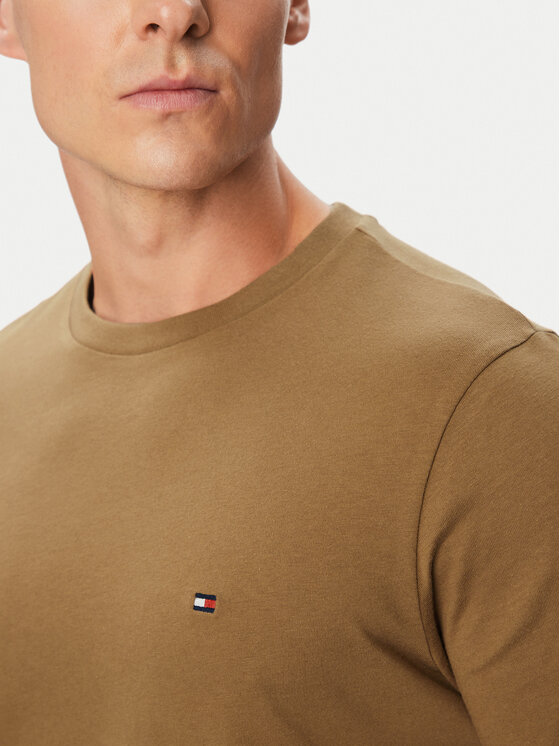 Tommy Hilfiger Tommy Hilfiger Camiseta Ess Seasonal MW0MW39995 Marrón Regular Fit