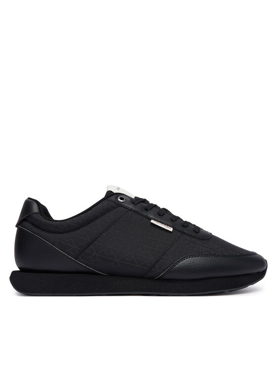 Calvin Klein Superge Calvin Klein Retro Runner T Lth Aop Ny HM0HM02213 Črna