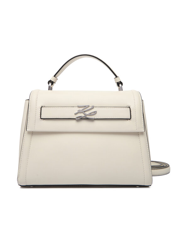 KARL LAGERFELD Ročna torba KARL LAGERFELD B1W30278 Bela