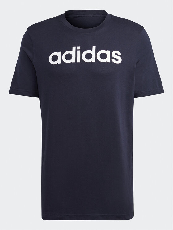 adidas adidas Футболка Essentials Single Jersey Linear Embroidered Logo T-Shirt IC9275 Голубий Regular Fit