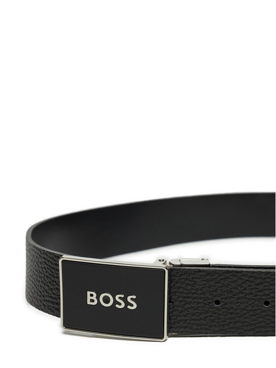BOSS Pánský pásek Boss Icon 50529690 Černá