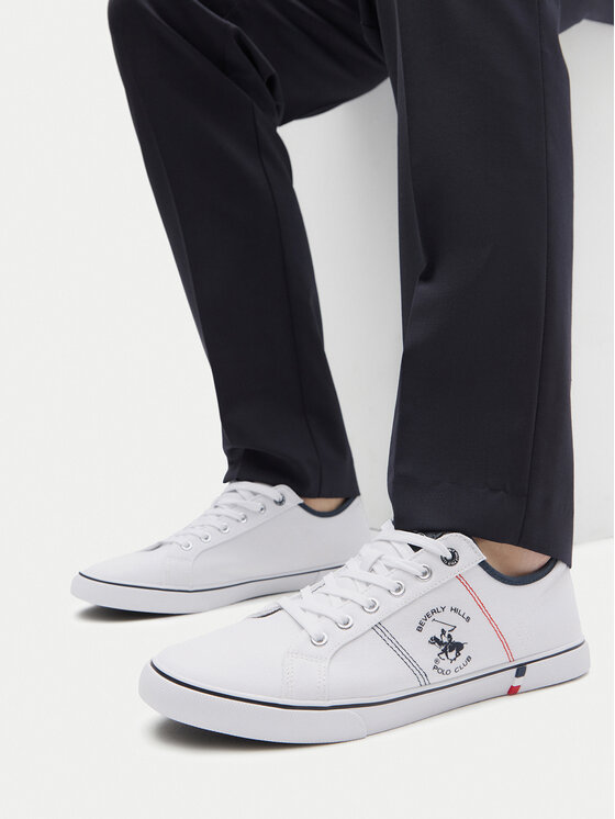 Beverly Hills Polo Club Tenisky Beverly Hills Polo Club M-VSS24010A Biela