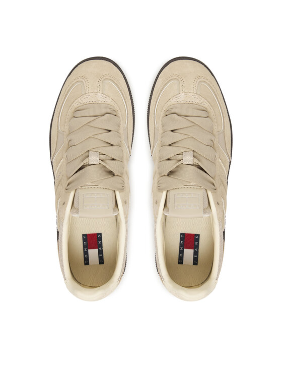 Tommy Jeans Snīkeri Tommy Jeans The Greenwich Edge Suede EN0EN02924 Bēšs