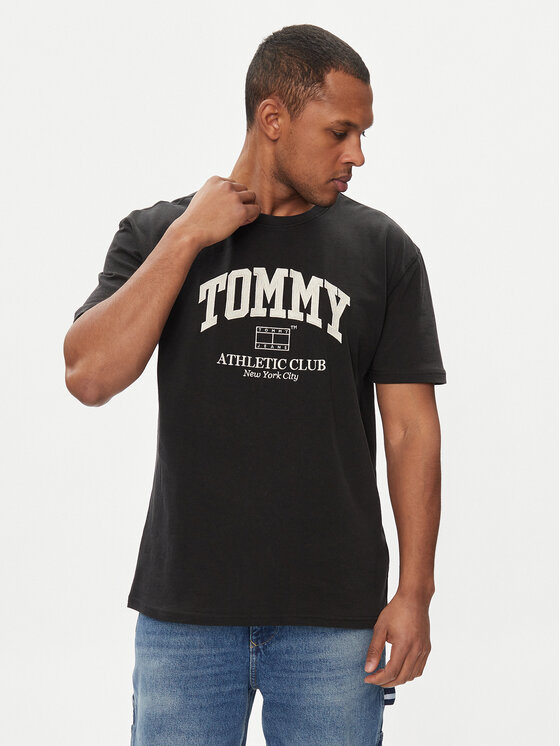Tommy Jeans Tommy Jeans T-shirt Athletic Club DM0DM18557 Nero Regular Fit