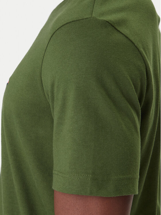 Tommy Hilfiger Tommy Hilfiger Camiseta Ess Seasonal MW0MW39995 Verde Regular Fit