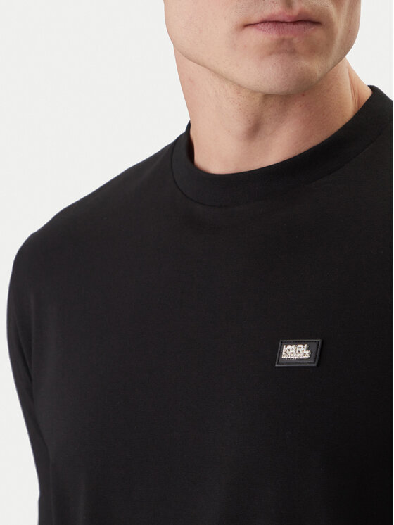 KARL LAGERFELD KARL LAGERFELD Camiseta 755052 562235 Negro Regular Fit