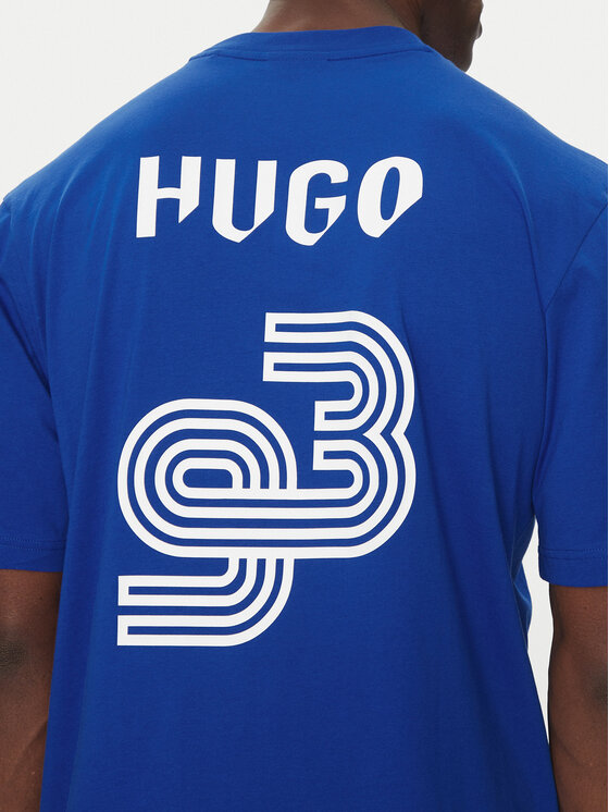 HUGO HUGO Футболка Nebulop 50541252 Голубий Regular Fit