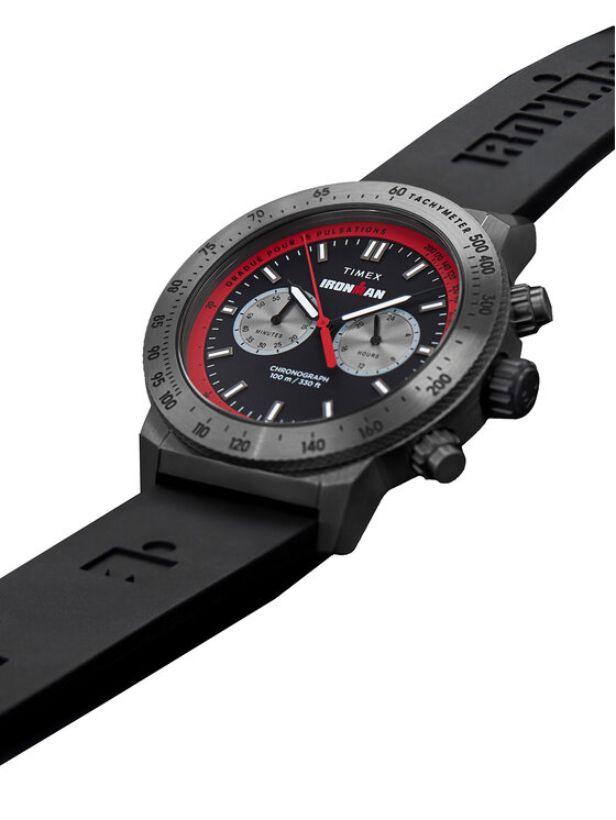 Timex Годинник Timex Ironman® Challenger Chronograph TW2Y01900 Чорний
