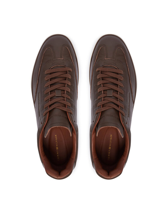 Tommy Hilfiger Sneakers Tommy Hilfiger Th Lo Lux Lth Sneaker FM0FM05996 Maro