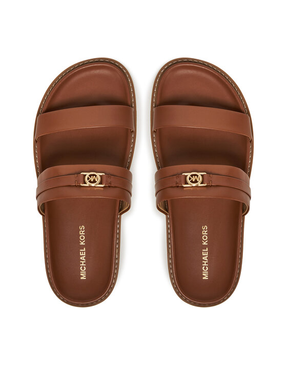 MICHAEL Michael Kors Чехли MICHAEL Michael Kors Mandy Flat Sandal 40S5MAFS2L Кафяв