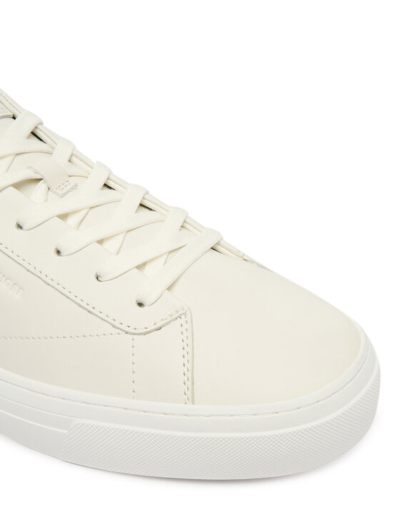 Tommy Hilfiger Сникърси Tommy Hilfiger Premium Dress Cupsole Lth FM0FM05572 Екрю