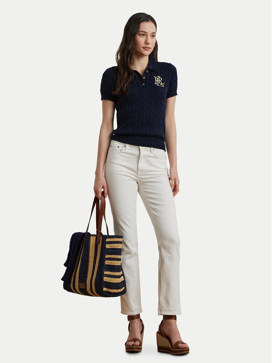 LAUREN RALPH LAUREN LAUREN RALPH LAUREN Pólóing 200932224002 Sötétkék Slim Fit