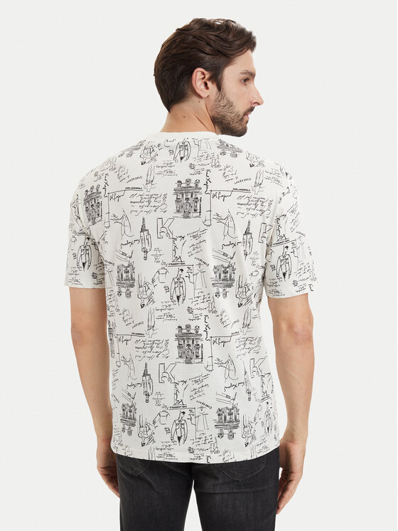 KARL LAGERFELD KARL LAGERFELD Camiseta 755139 563224 Blanco Regular Fit