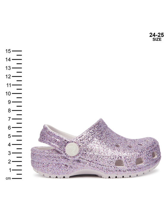 Crocs Nazouváky Crocs Classic Chunky Glitter Clog T 211940 Fialová