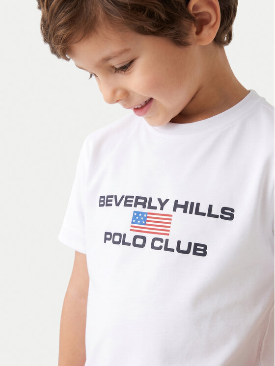 Beverly Hills Polo Club Beverly Hills Polo Club Футболка P-SS26B-TS0132 Білий Regular Fit