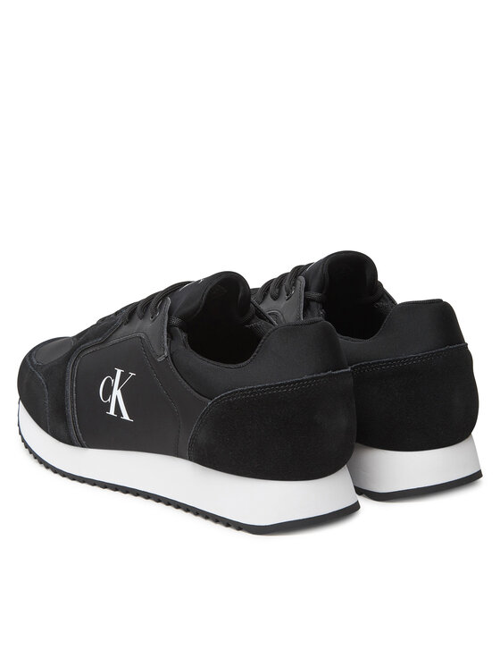 Calvin Klein Jeans Sneakers Calvin Klein Jeans Retro Runner Sock Lace Up Ny-Su YM0YM01326 Nero
