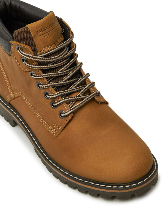 Jack & Jones Черевики Jack & Jones Queensway 12257998 Коричневий