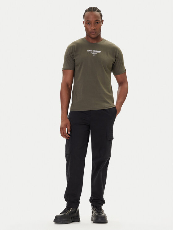 Alpha Industries Alpha Industries Camiseta Sky Wolf 258510 Verde Regular Fit
