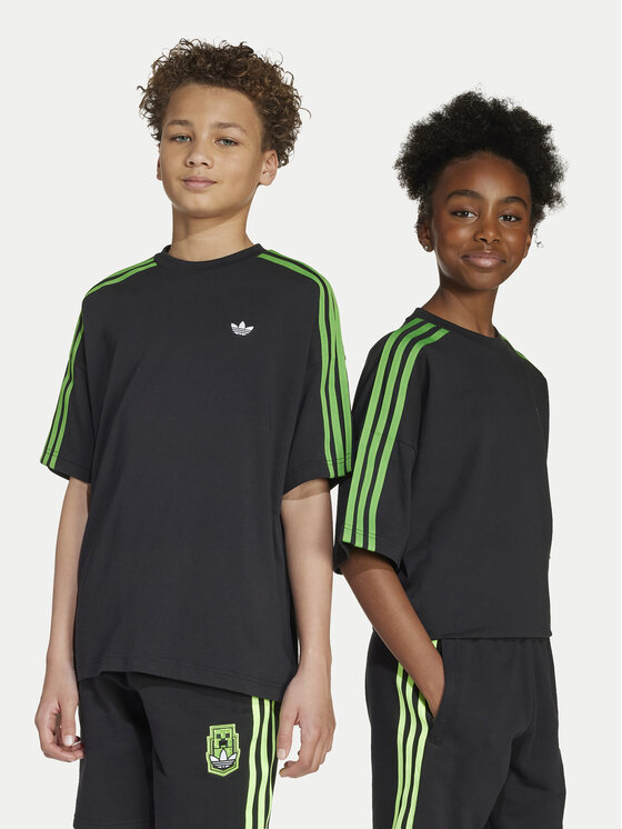 adidas adidas T-shirt Minecraft JW7751 Nero Loose Fit