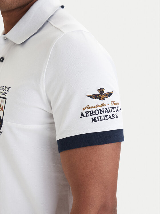 Aeronautica Militare Aeronautica Militare Polo 261PO1915UP00191 Blanco Regular Fit