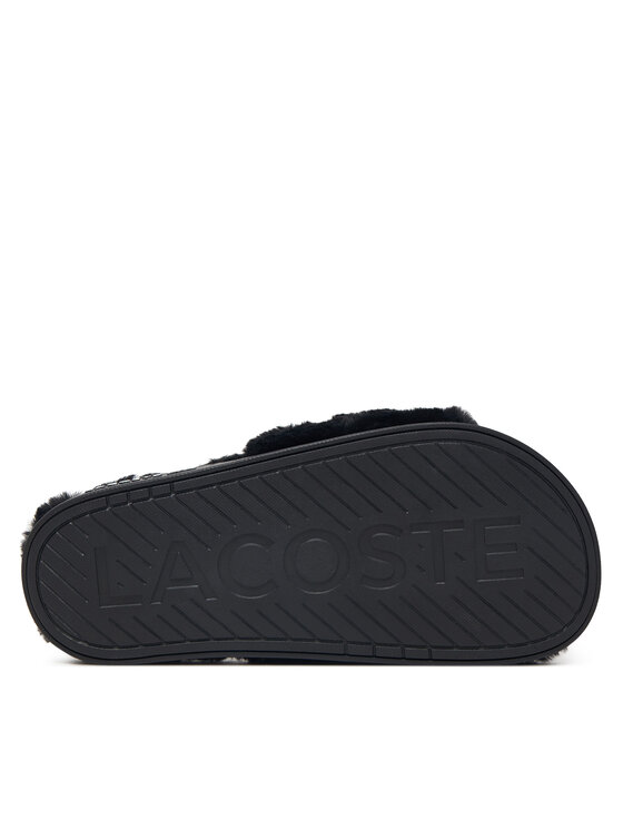 Lacoste Papuci de casă Lacoste 52CFA0003 Negru