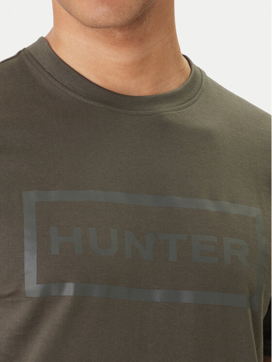 Hunter Hunter T-shirt Halton HARM0019252 Zelena Regular Fit