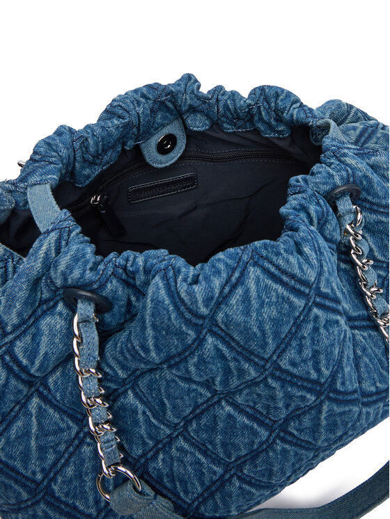 Tommy Hilfiger Rankinė Tommy Hilfiger Th Feminine Tote Denim AW0AW18866 Mėlyna