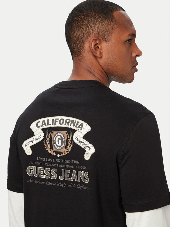 Guess Jeans Guess Jeans Longsleeve M6YI04 K3644 Чорний Regular Fit