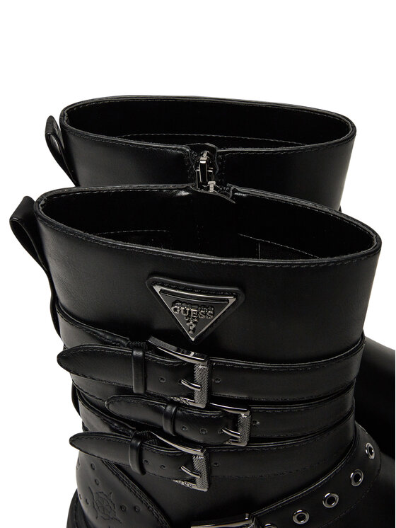 Guess Polokozačky Guess FLTSVO FAL10 Černá