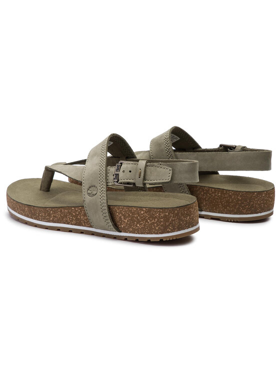 Timberland Sandały Timberland Malibu Waves Thong TB0A225MQ69 Zielony