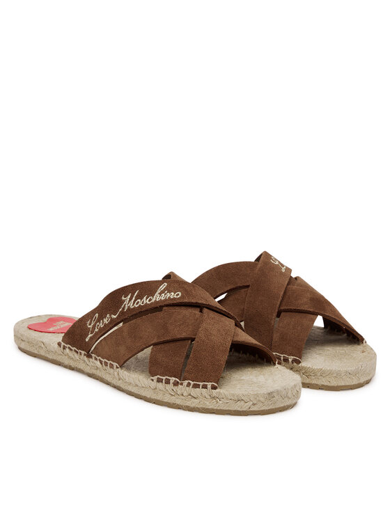 LOVE MOSCHINO Шльопанці LOVE MOSCHINO JA28362G0MIG0300 Коричневий
