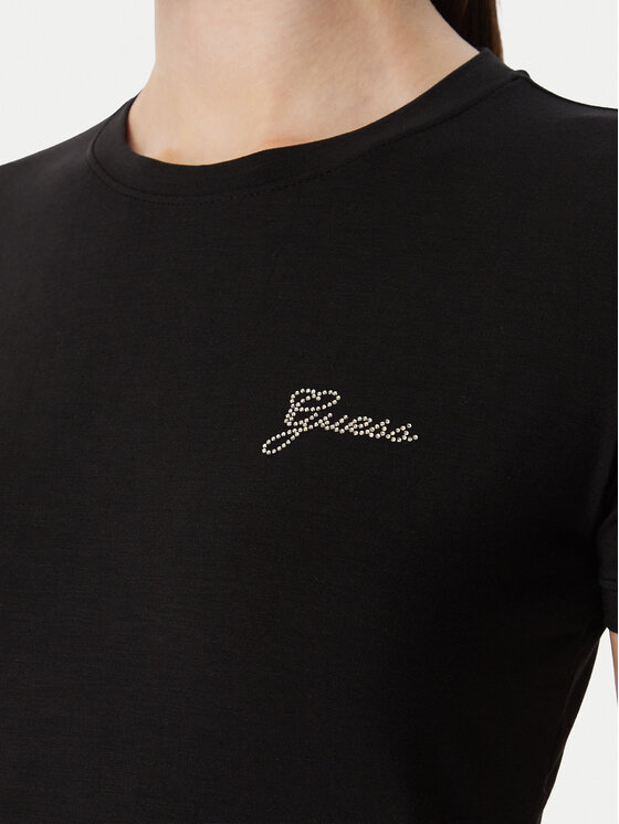 Guess Guess Camiseta W6YI12 K3751 Negro Regular Fit